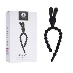 Anillo Para El Pene Bunny Black lote de accesorios eróticos.