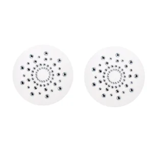 Cubrepezones Murano Silver