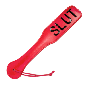 Paleta de Nalgadas Slut Roja